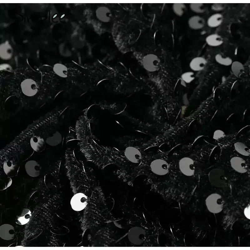 Spring Atmospheric Thin Strap Sequined One Piece Dress